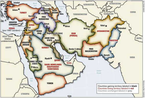 kurdistan Map